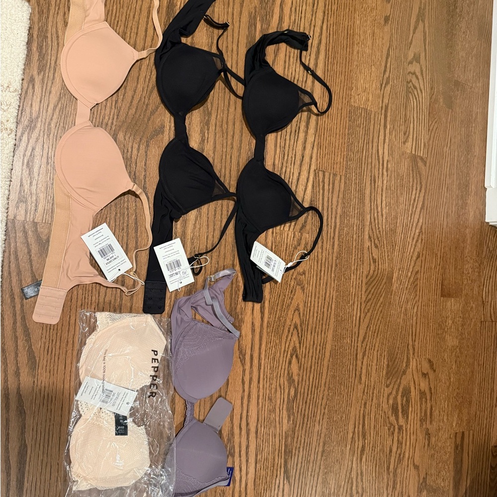 Black and Cream Bras Intimates & Sleepwear Collection
